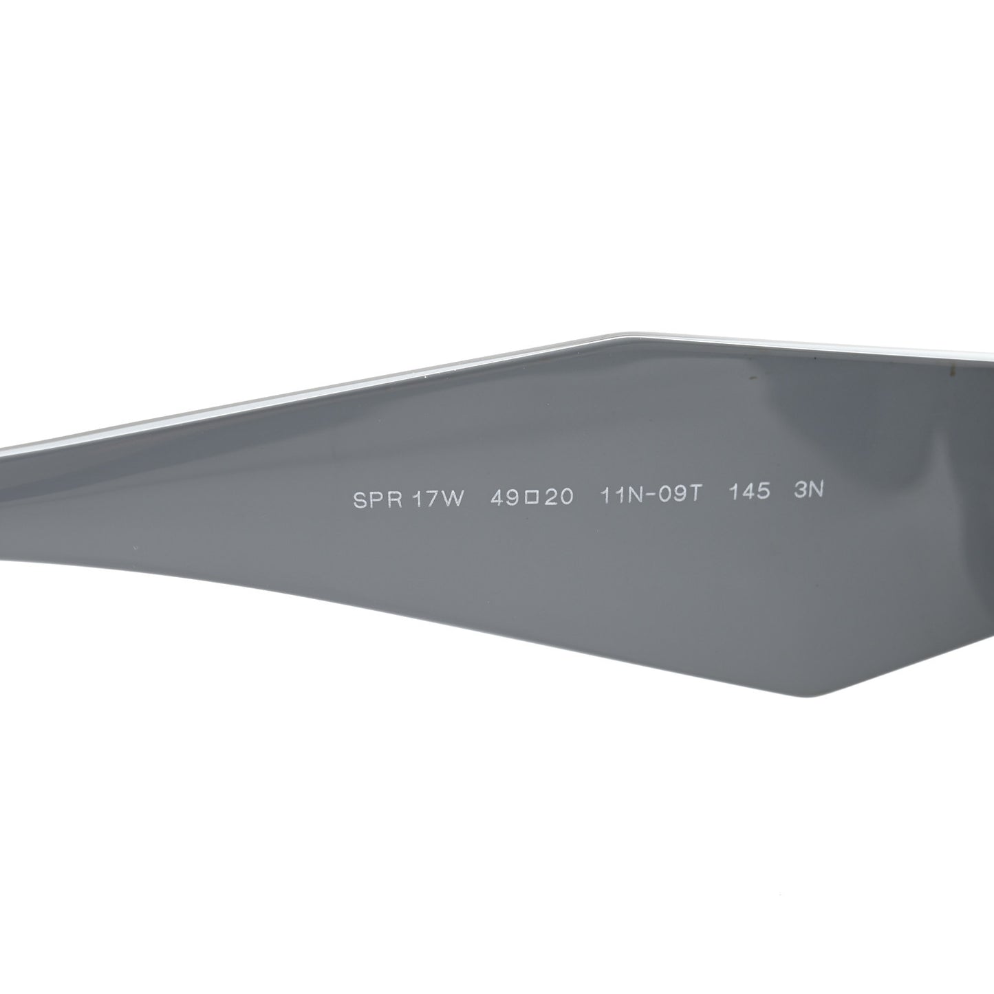 Acetate Symbole Sunglasses SPR 17W Dark Grey