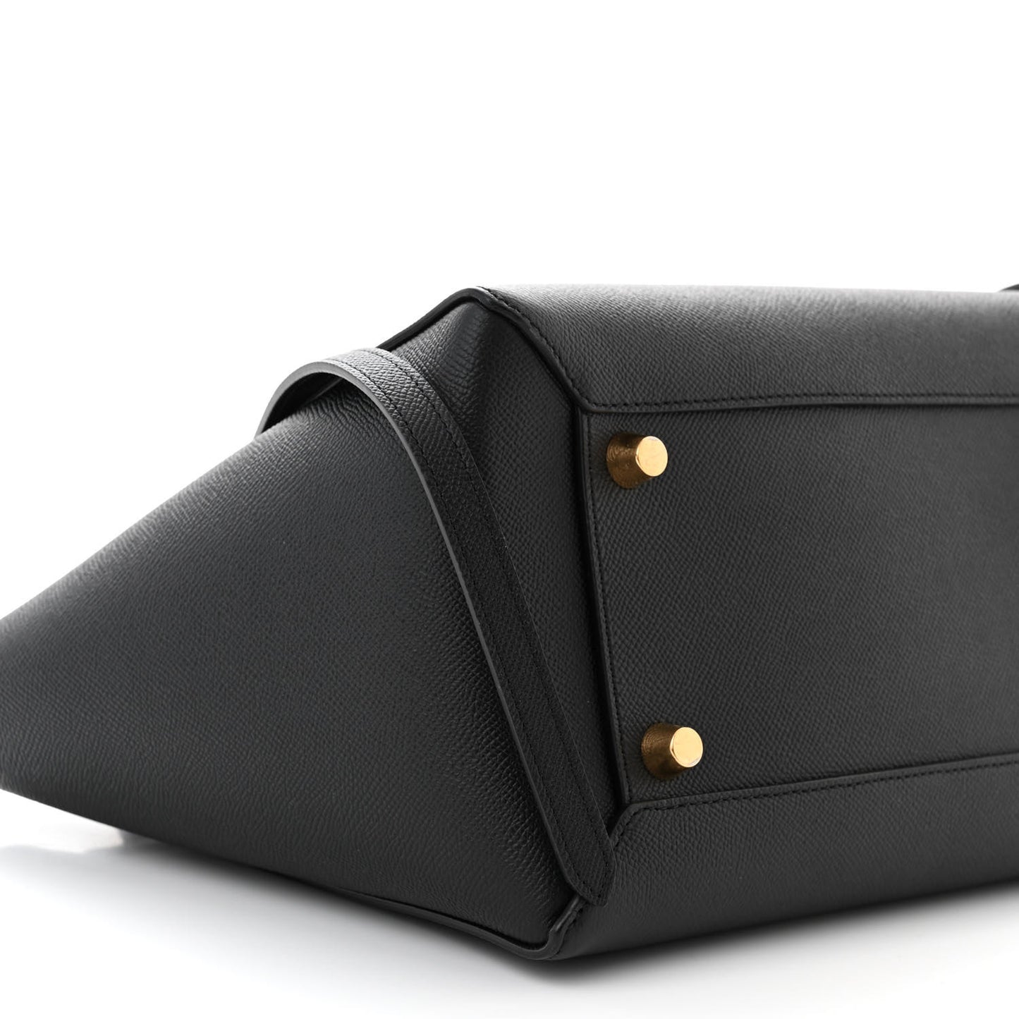 Grained Calfskin Mini Belt Bag Black