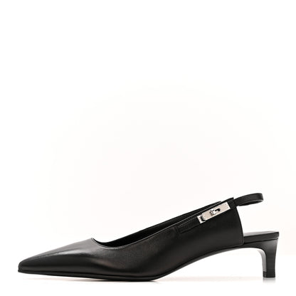 Hermes Nappa Lover 40 Pumps 39 Black 1 of 12