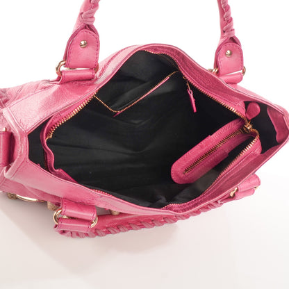Balenciaga Agneau Giant 21 Rose Gold Hardware City Cyclamen Fucsia 5 of 8