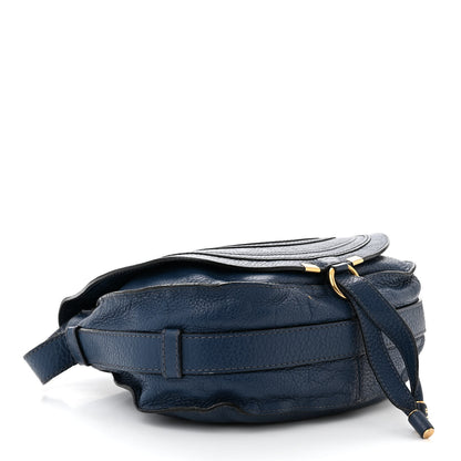 Chloe Calfskin Medium Marcie Round Crossbody Bag Royal Navy 4 of 17