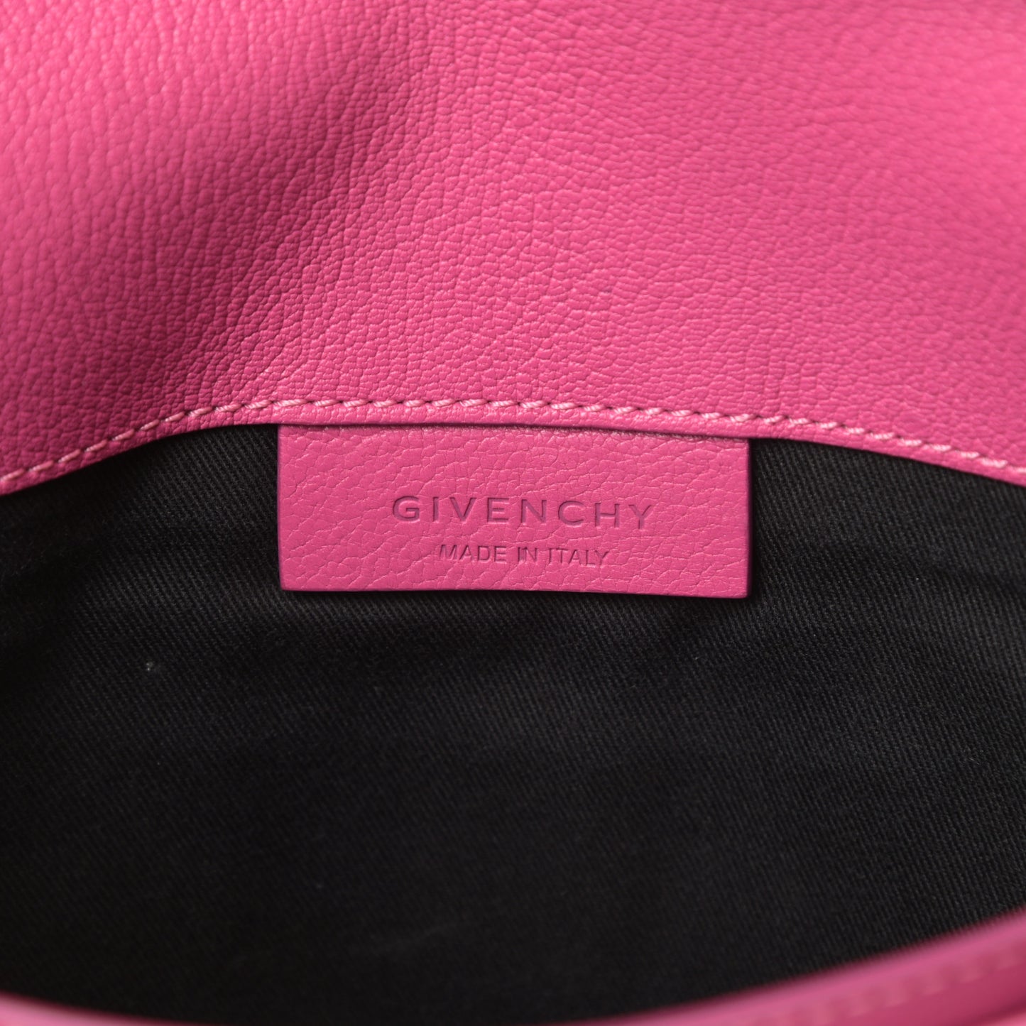 Sugar Goatskin Medium Antigona Envelope Clutch Pink
