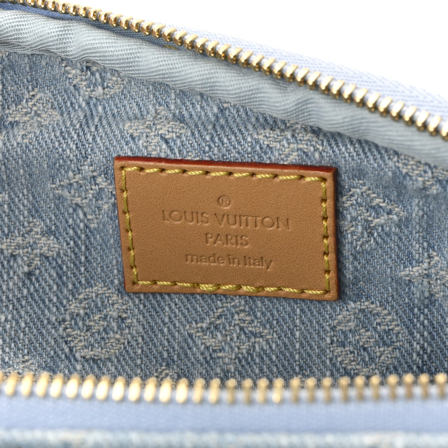 Louis Vuitton Monogram Denim Mini Bumbag Sky Blue 6 of 9