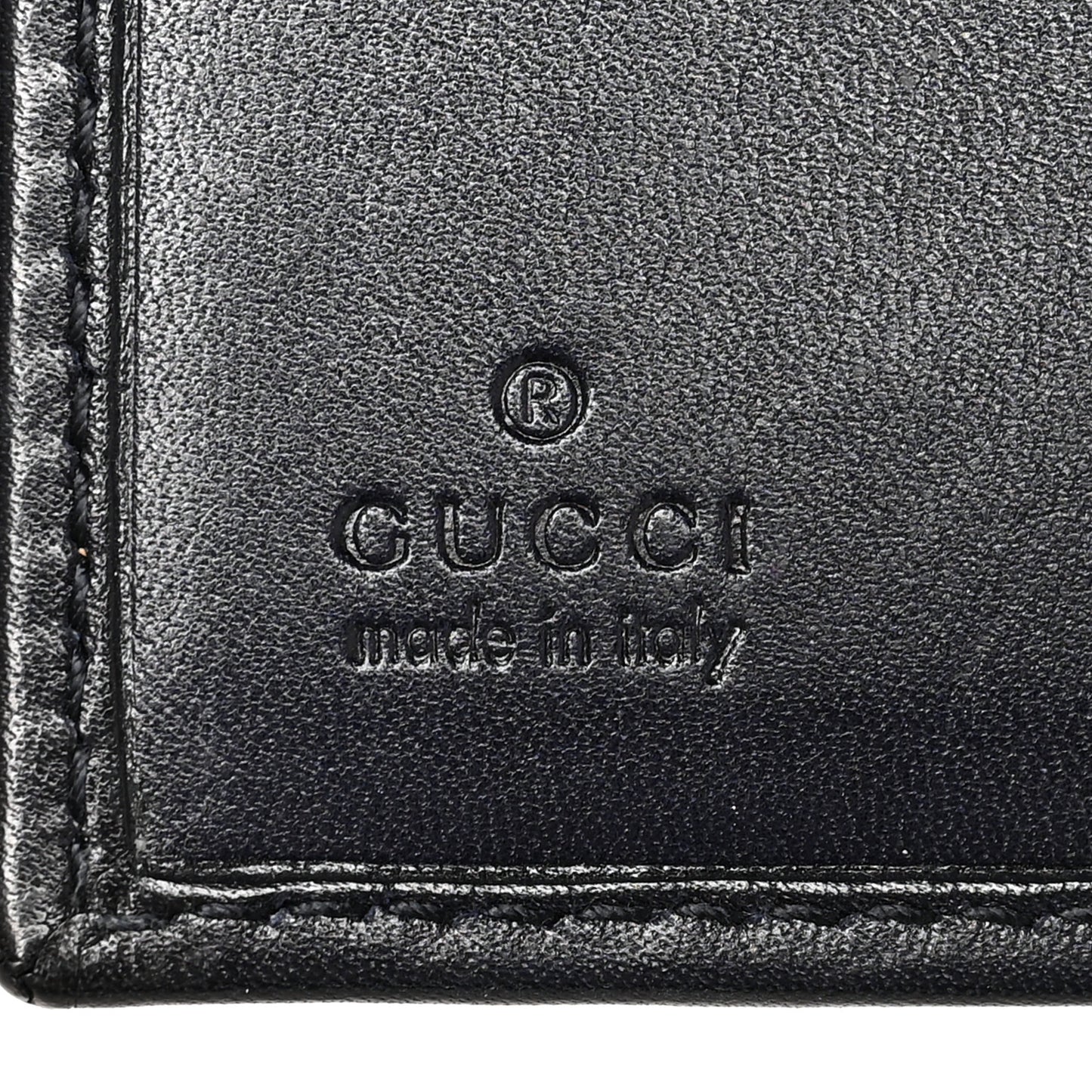 Monogram Bi-Fold Wallet Navy