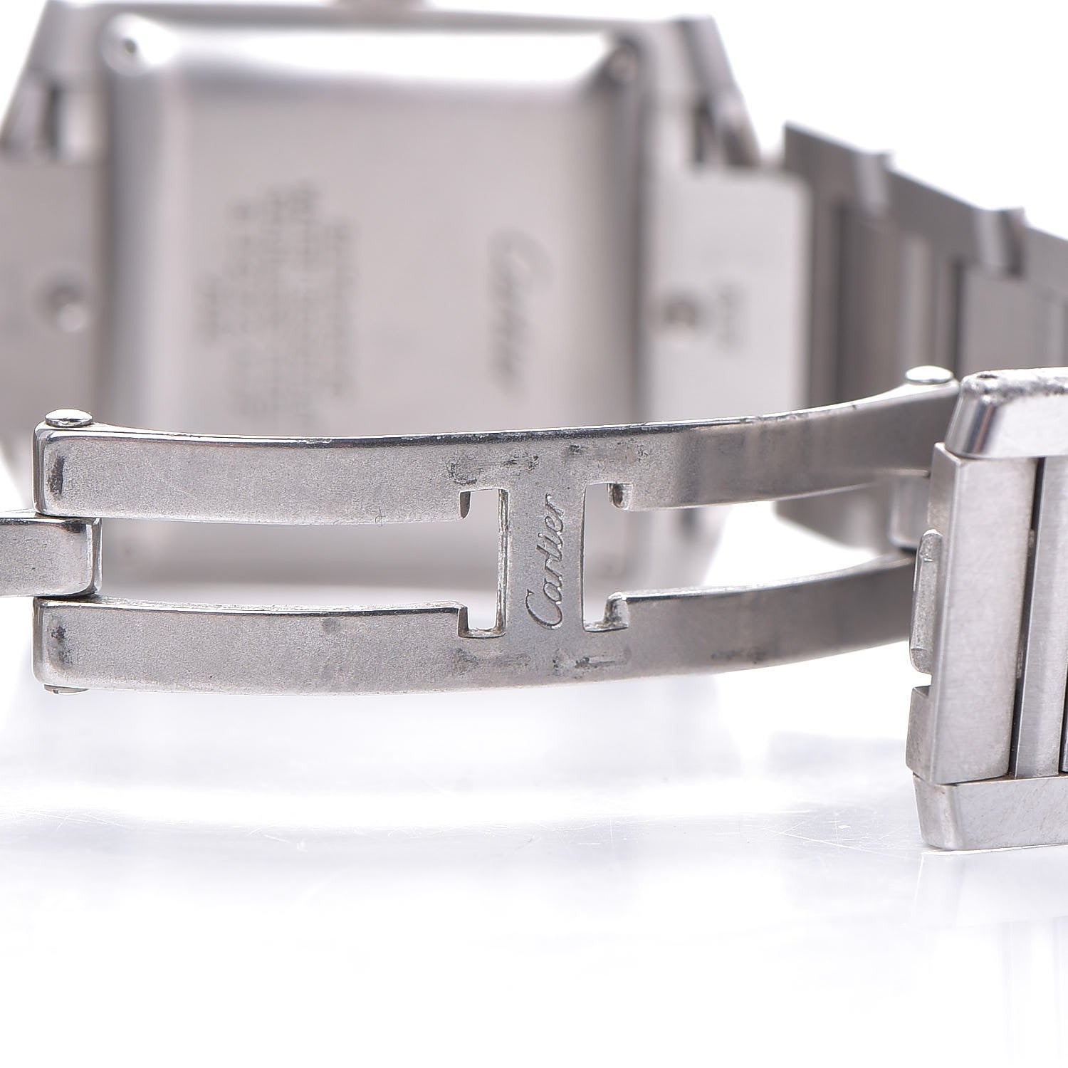 Cartier Stainless Steel 28mm Tank Francaise Automatic Watch 7 of 9