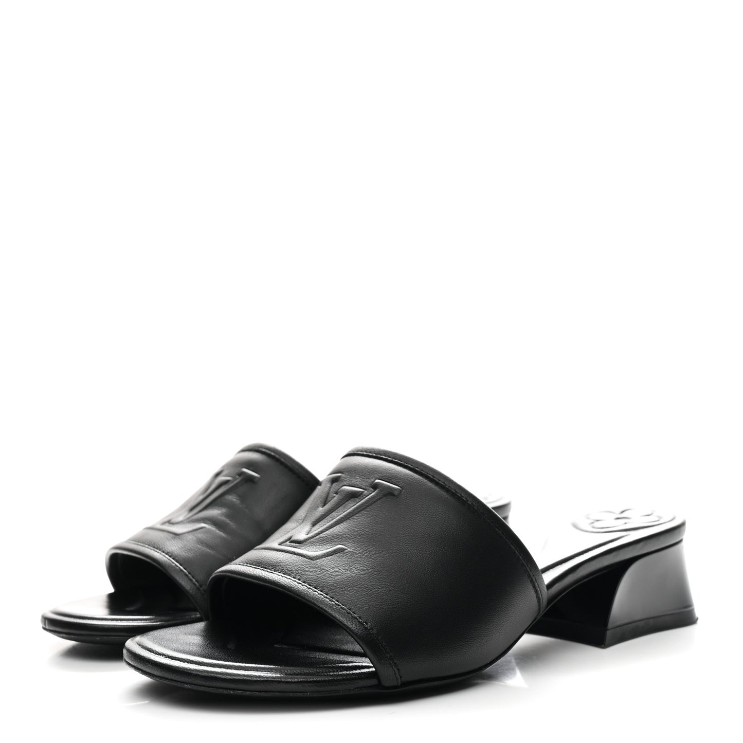 Lambskin Magnetic Mules 35 Black