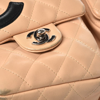 Chanel Calfskin Quilted Large Cambon Multipocket Reporter Beige Black 16 of 21
