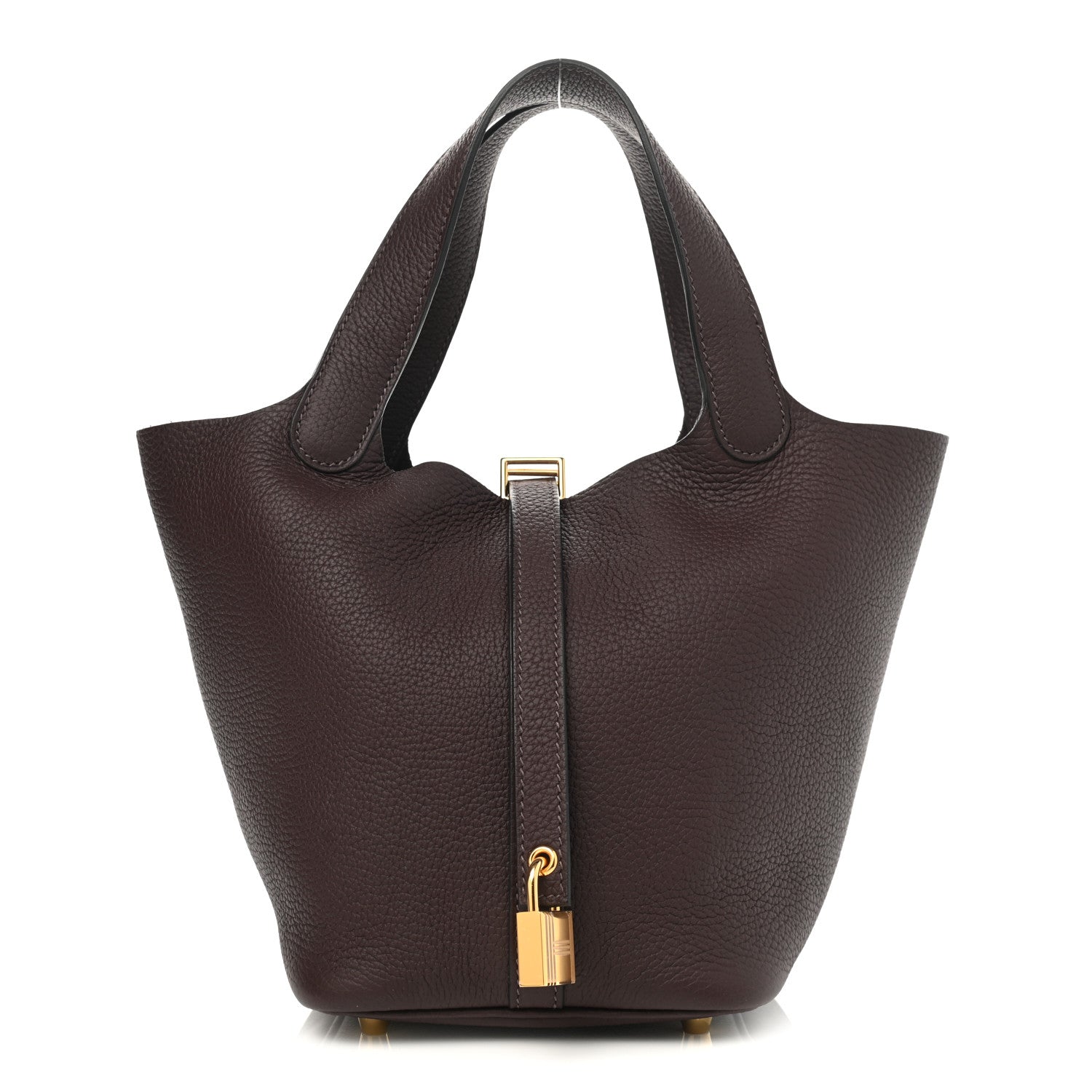 Hermes Taurillon Clemence Picotin Lock 18 PM Rouge Sellier 1 of 11