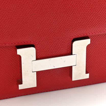 Hermes Epsom Constance 18 Rouge Casaque 12 of 13