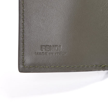 Fendi Vitello Cruise F is Fendi Micro Tri-Fold Envelope Wallet Asparago 5 of 7