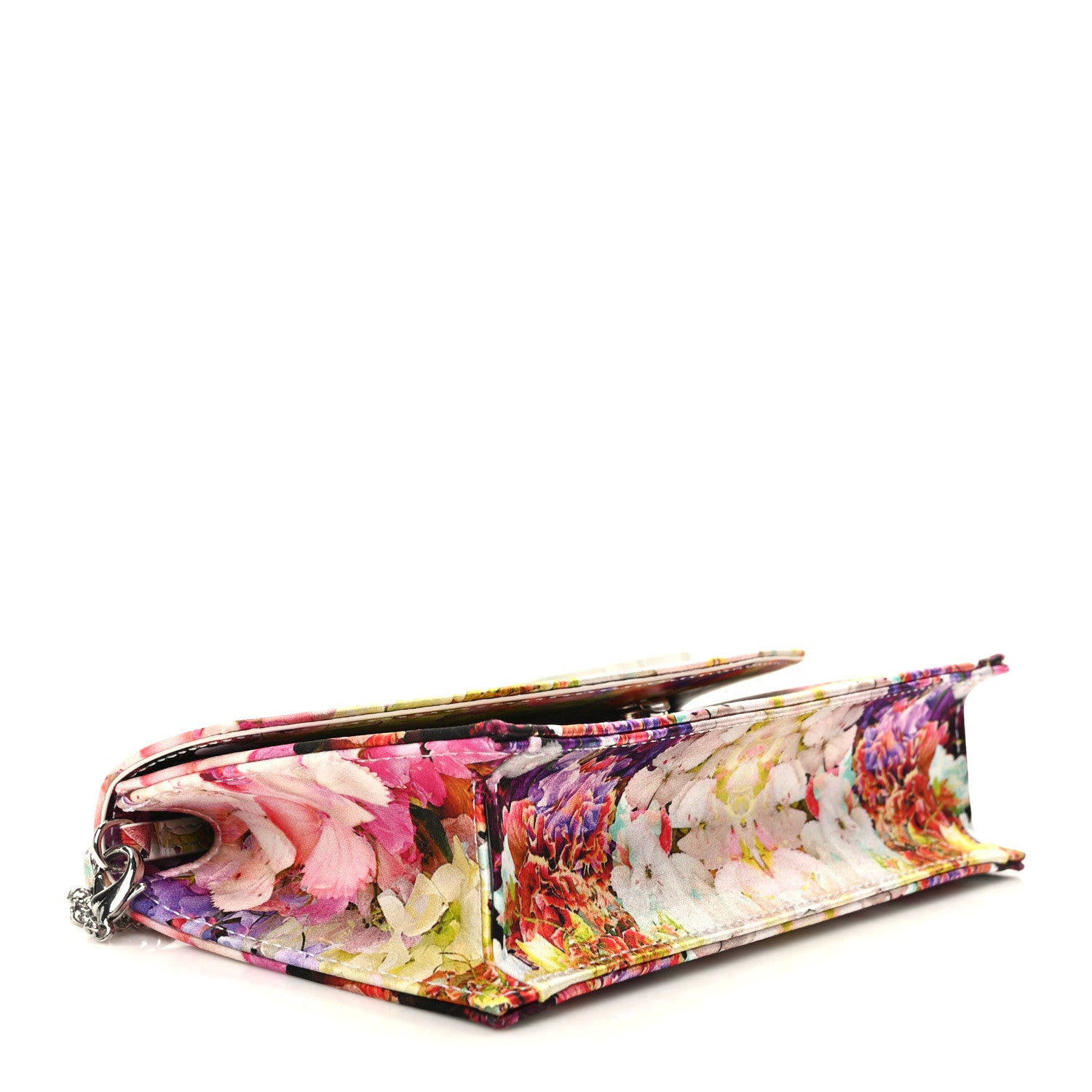 Christian Louboutin Crepe Satin Blooming Loubi54 Crossbody Clutch Multicolor 4 of 11