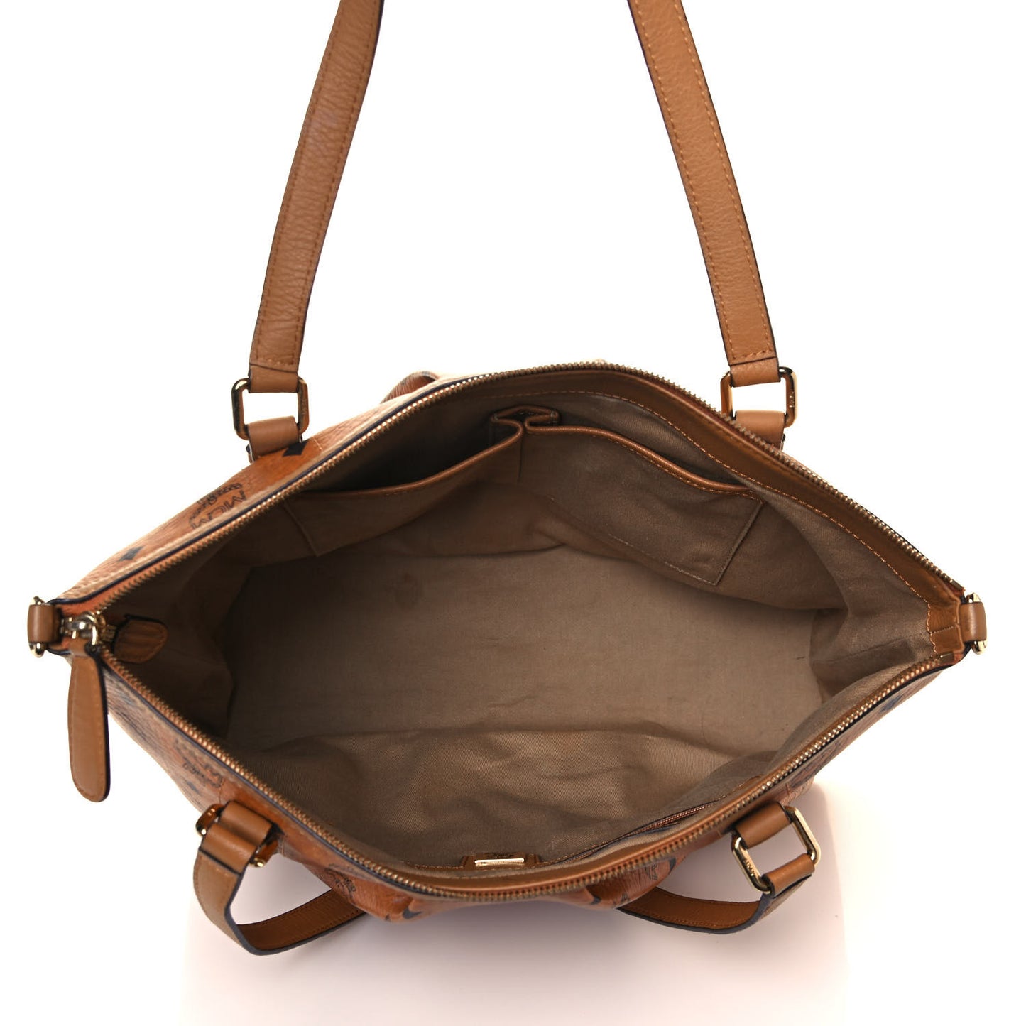 Visetos Medium Essentials Shopper Tote Cognac