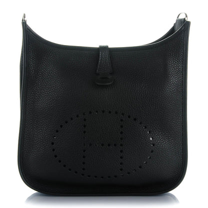 Hermes Taurillon Clemence Evelyne III PM Black 1 of 7