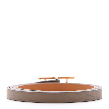 Hermes Swift Behapi Double Tour Reversible Bracelet T3 Etoupe 3 of 5