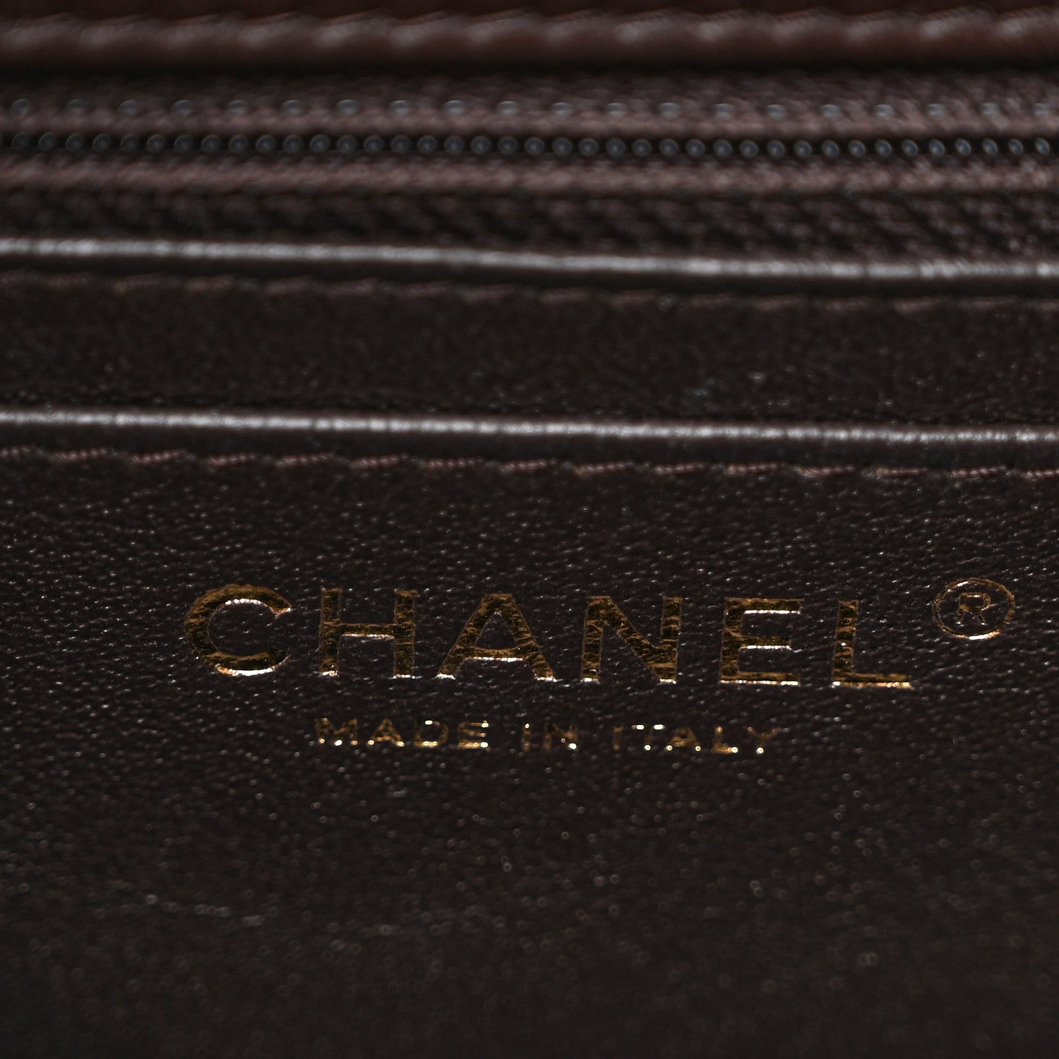 Chanel Lambskin Quilted Mini Square Flap Dark Brown 6 of 11
