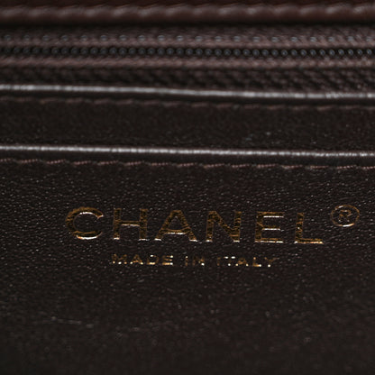 Chanel Lambskin Quilted Mini Square Flap Dark Brown 6 of 11