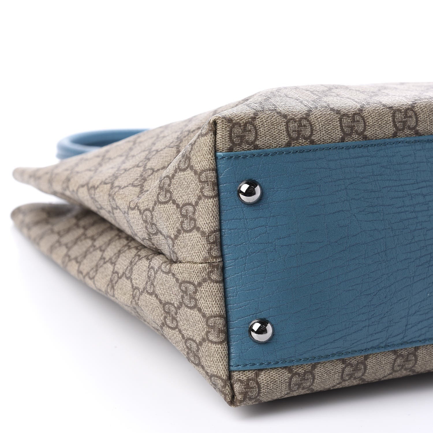 Gucci GG Plus Monogram Small Vertical Tote Turquoise 6 of 10