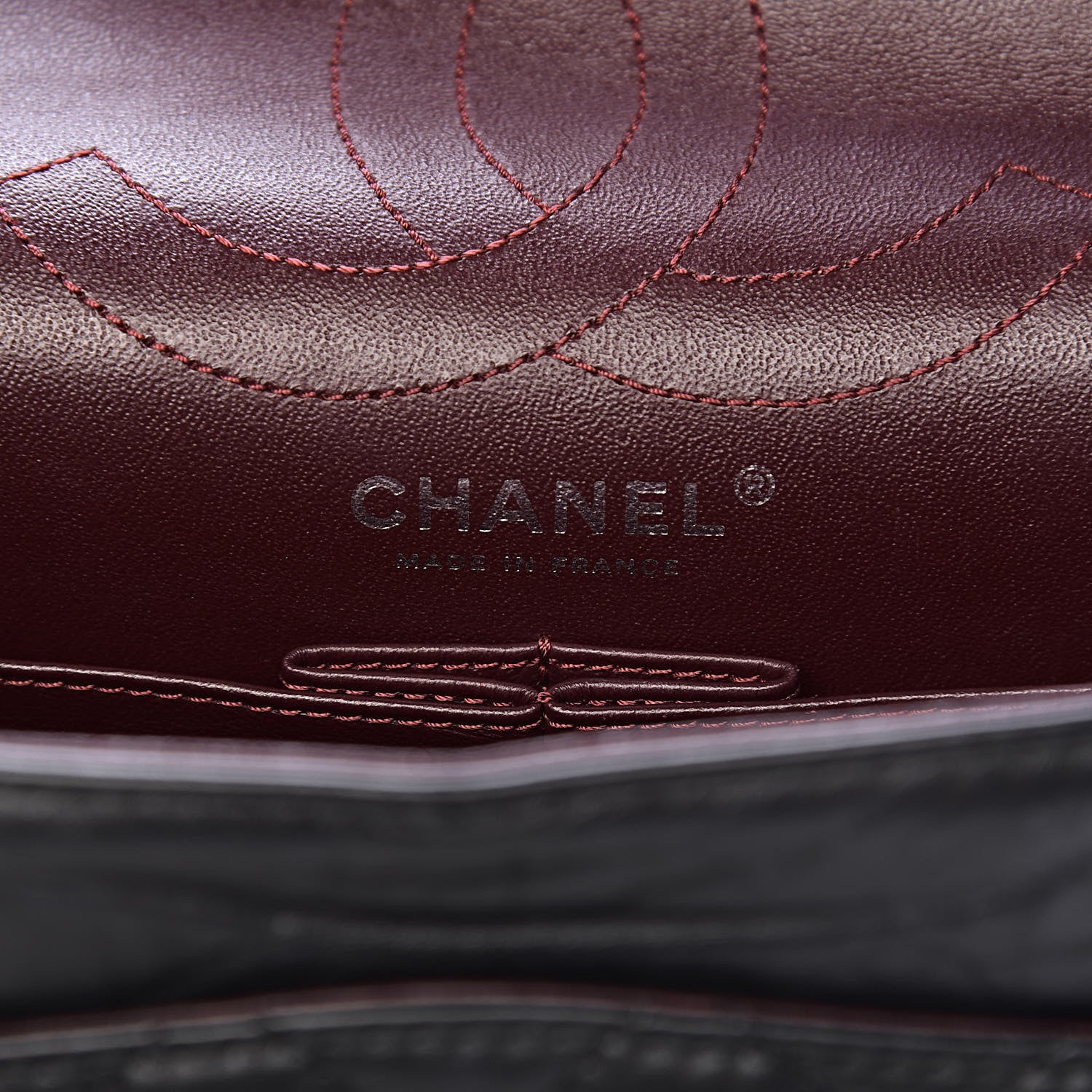 Chanel Aged Calfskin Quilted 2.55 Reissue 226 Flap Black 6 of 14