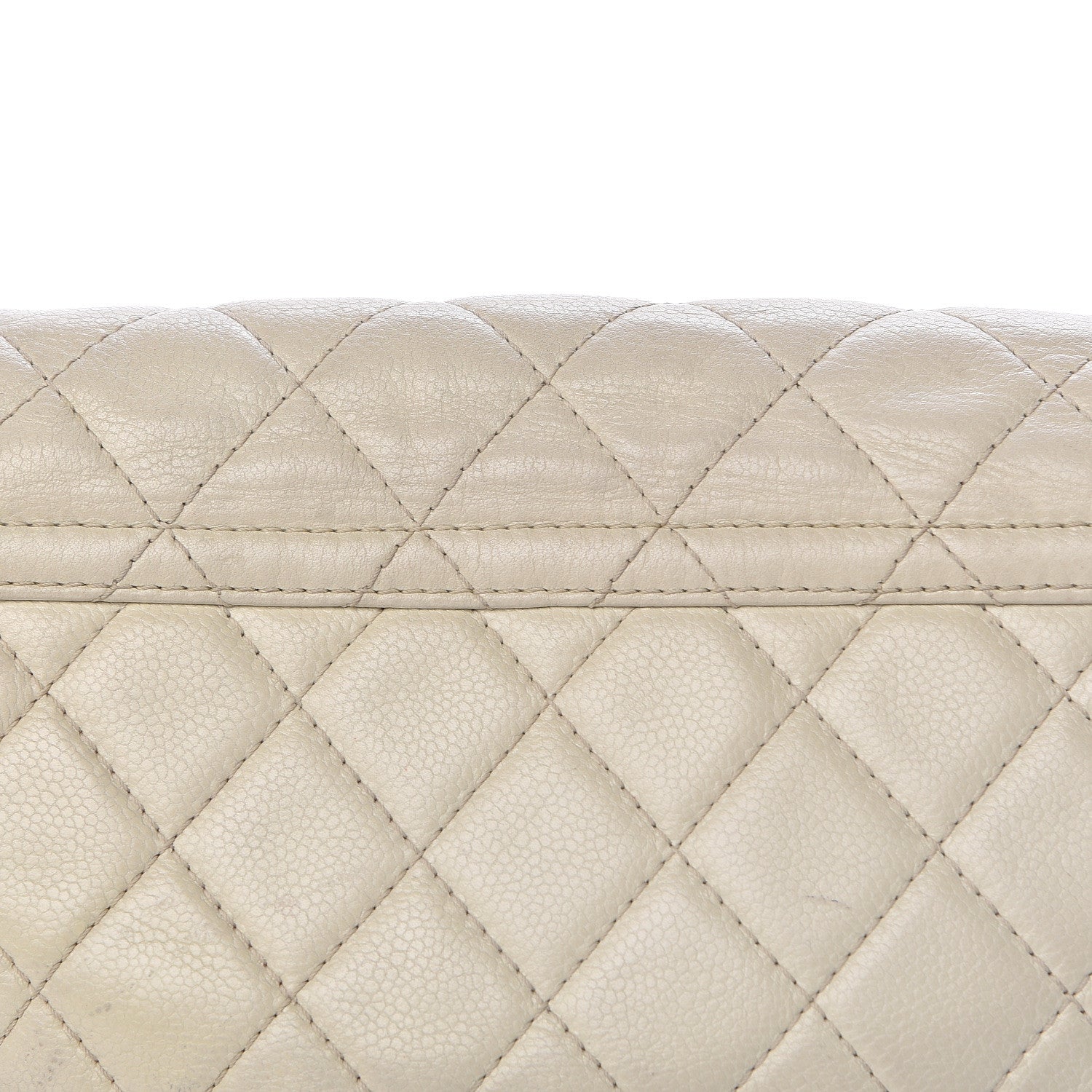 Chanel Caviar Quilted Timeless Accordion Flap Dark White 13 of 16