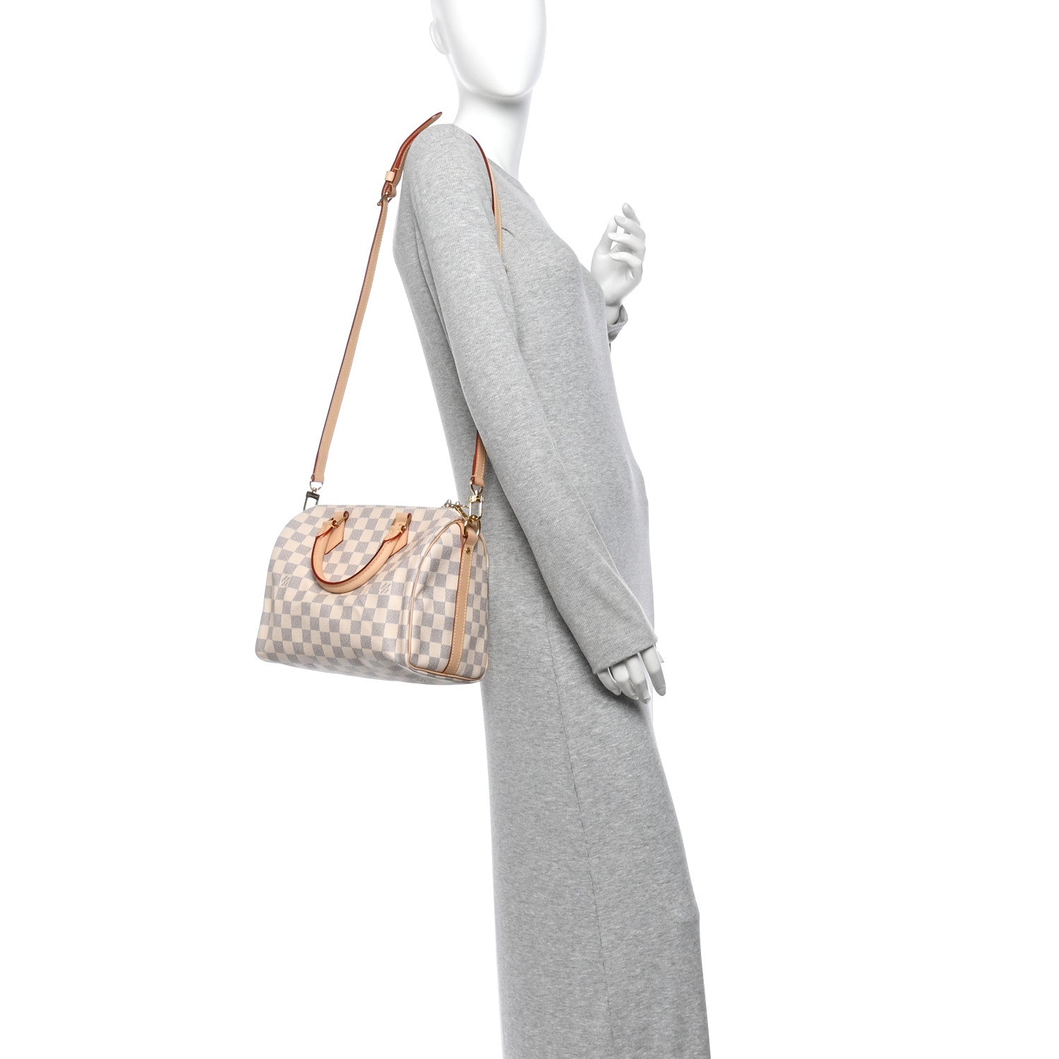 Louis Vuitton Damier Azur Speedy Bandouliere 25 2 of 8