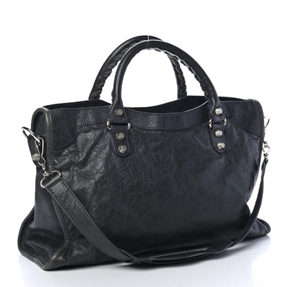 Balenciaga Agneau Giant 12 Silver Hardware City Anthracite 2 of 4