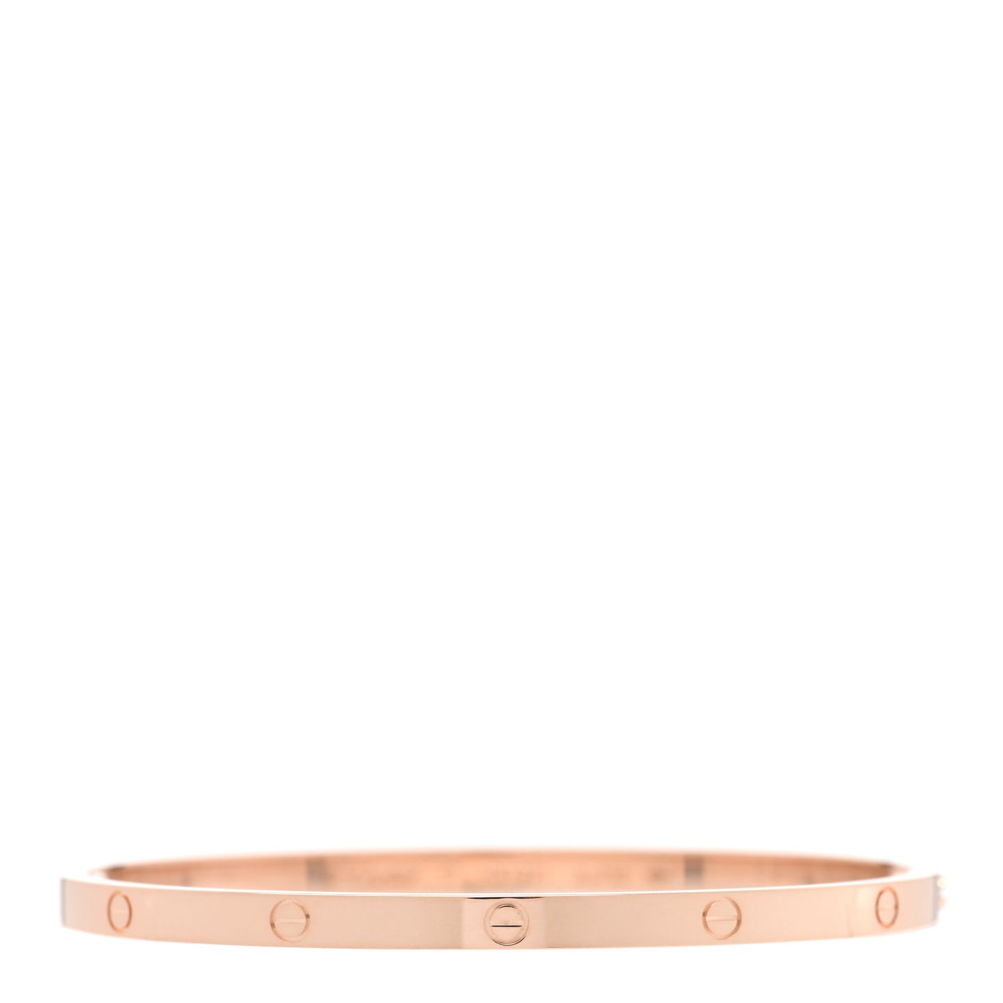 18K Pink Gold Small LOVE Bracelet 17
