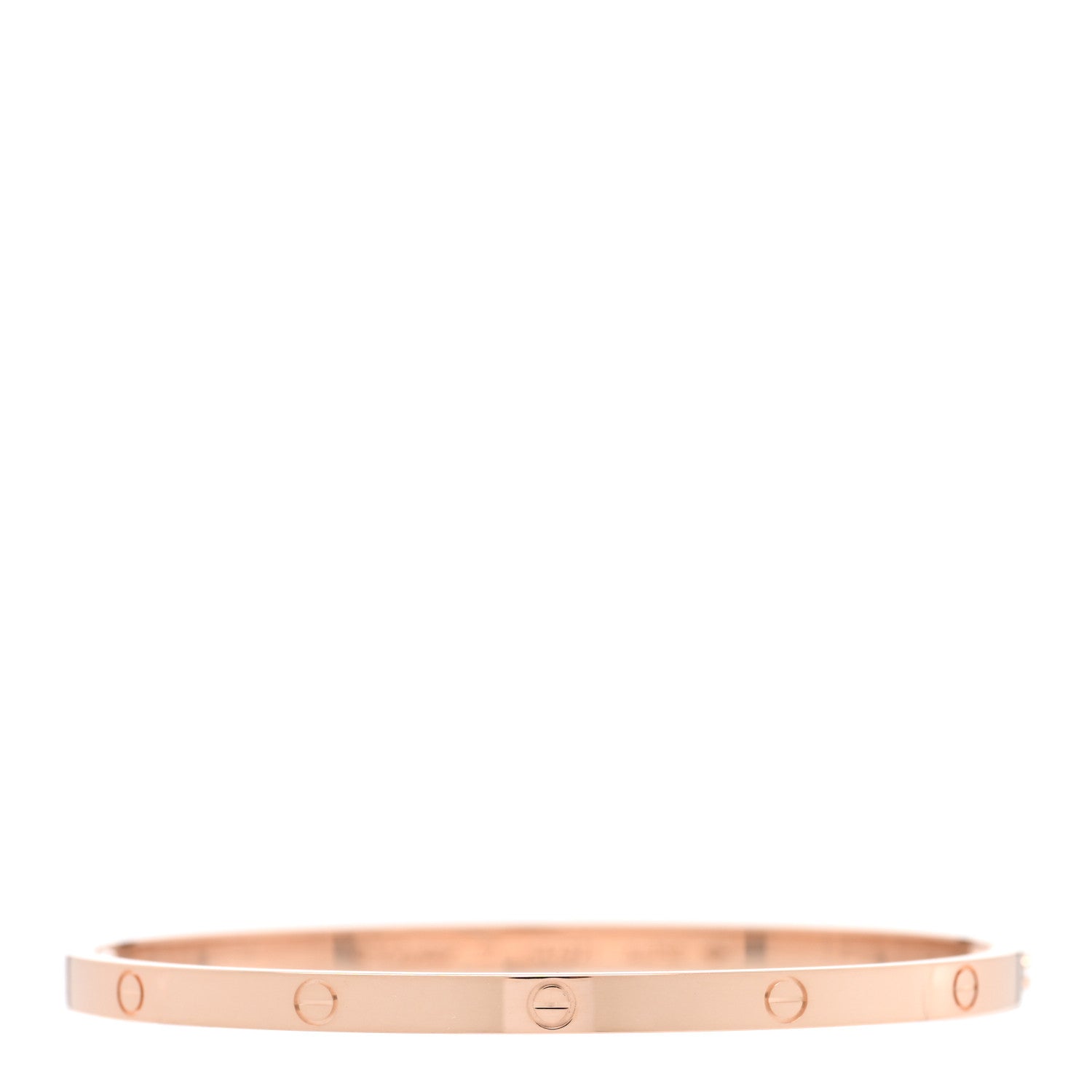 Cartier 18K Pink Gold Small LOVE Bracelet 17 1 of 6