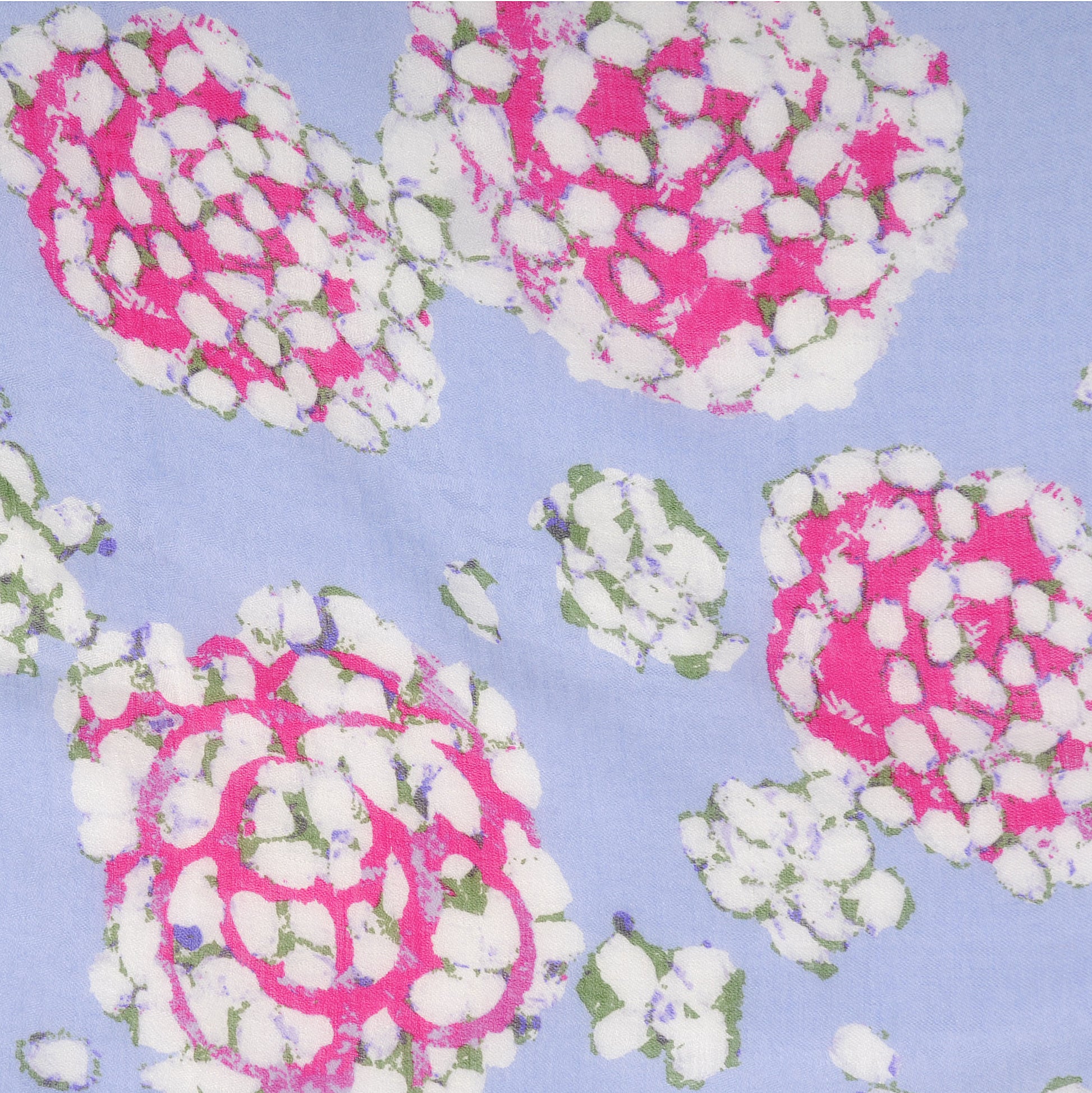 Chanel Cashmere Silk Camellia Scarf CC 3 of 6