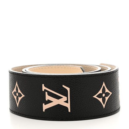 Louis Vuitton Empreinte Monogram Bandouliere Shoulder Strap Black Beige 2 of 5