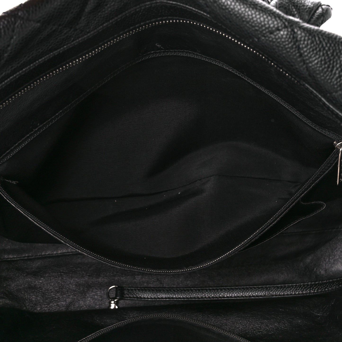 Caviar Quilted CC Timeless Bowler Black