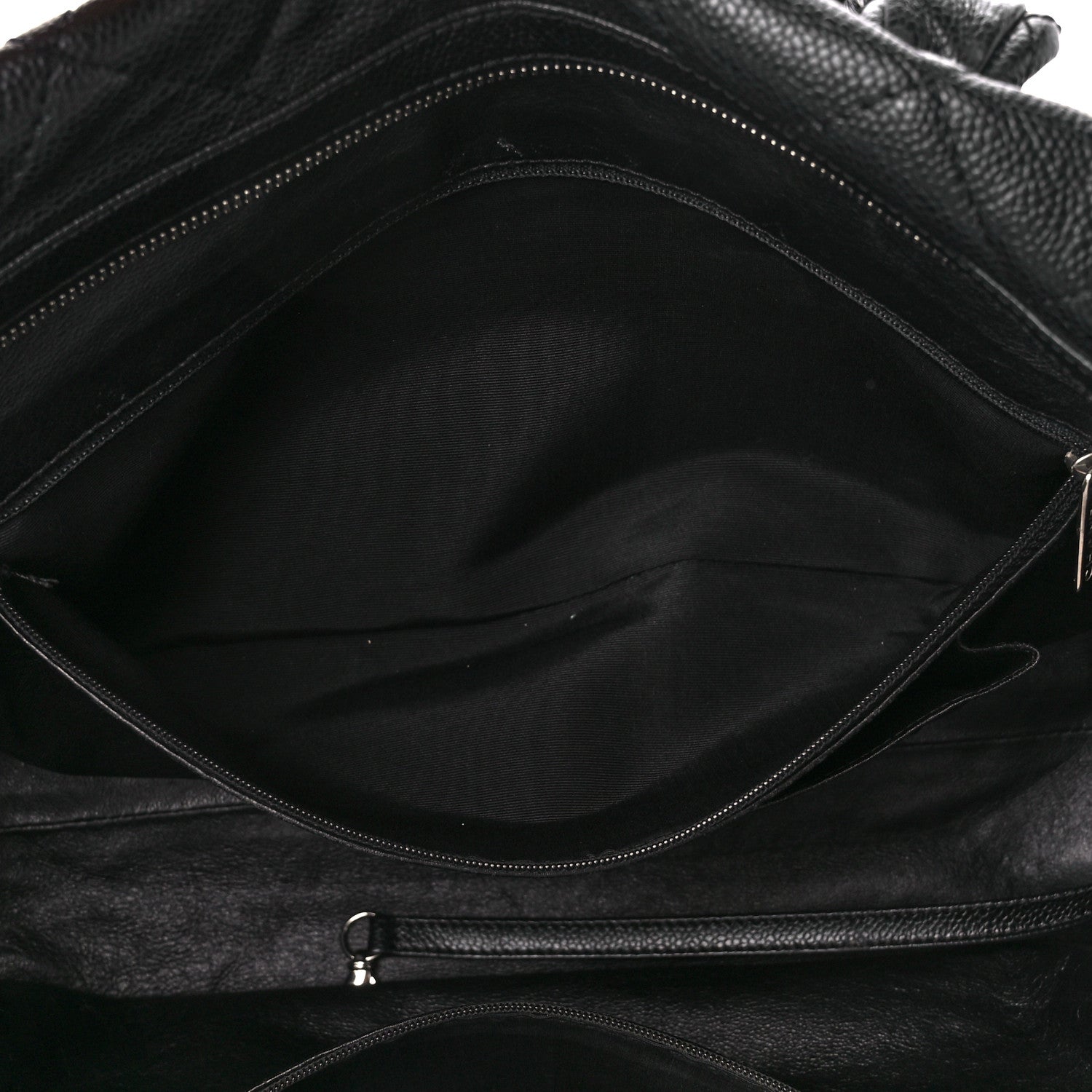 Chanel Caviar Quilted CC Timeless Bowler Black 6 of 12