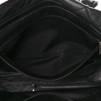 Chanel Caviar Quilted CC Timeless Bowler Black 6 of 12