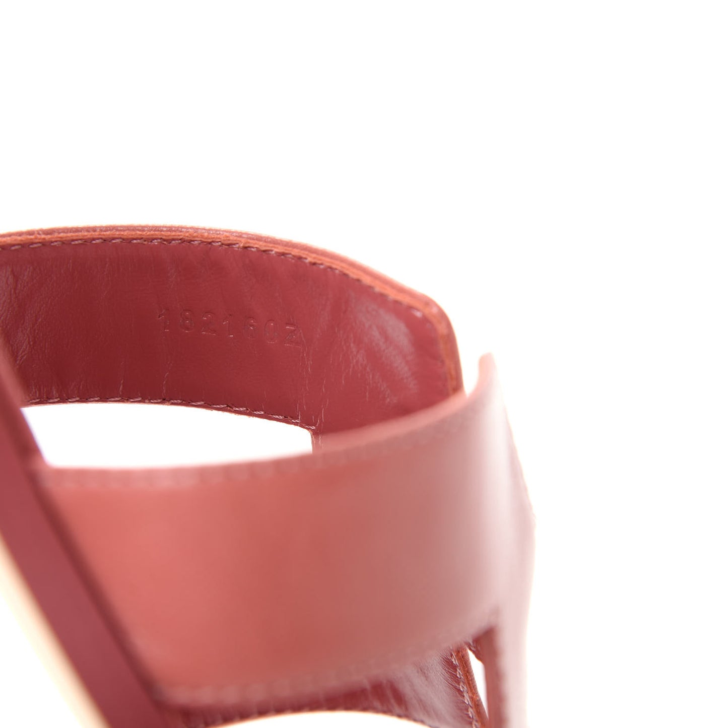 Goatskin Oran Sandals 40.5 Rouge Blush