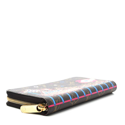 Louis Vuitton Monogram 2020 Christmas Animation Zippy Wallet Pivoine 3 of 4