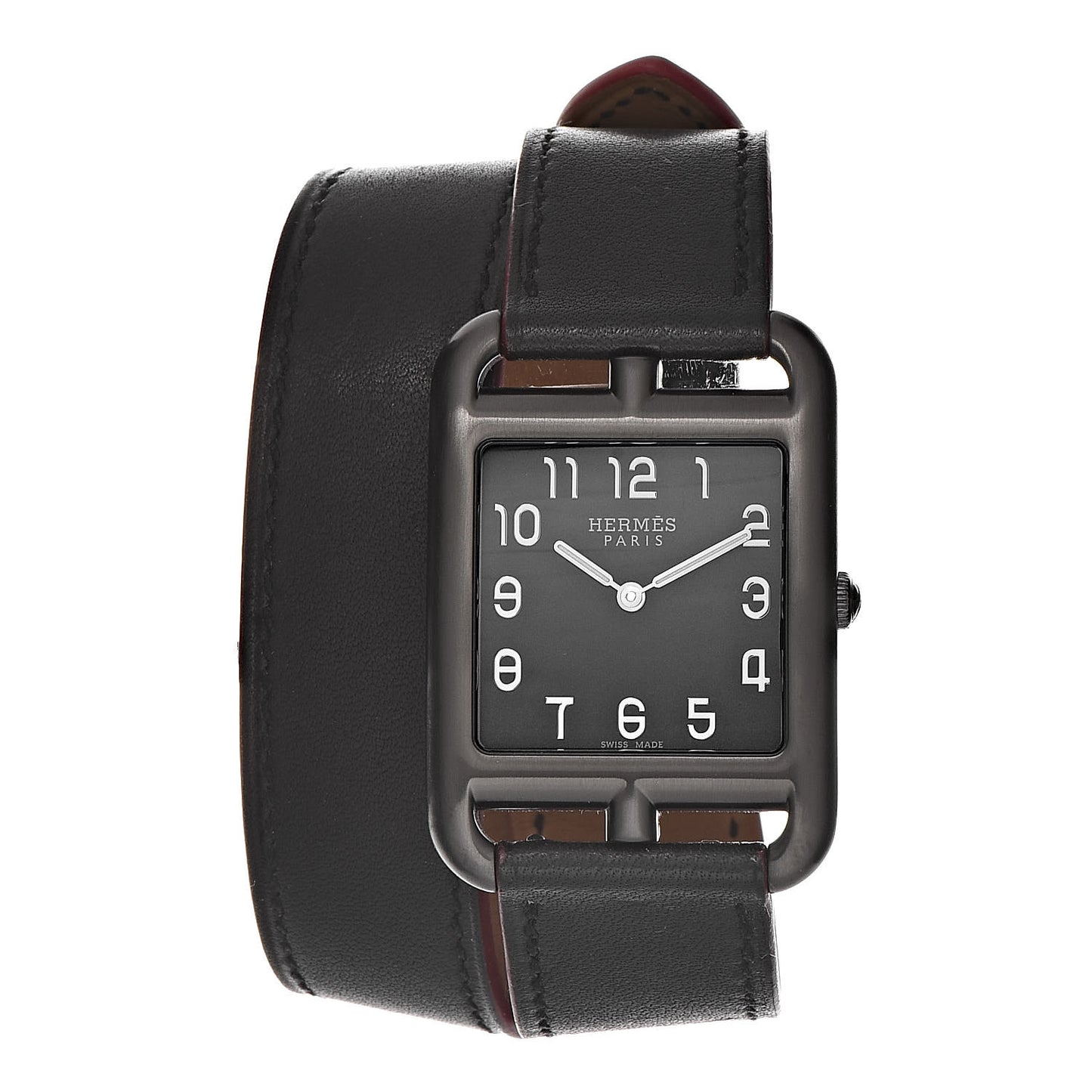 PVD Stainless Steel Barenia 29mm Cape Cod Double Tour Quartz Watch Noir