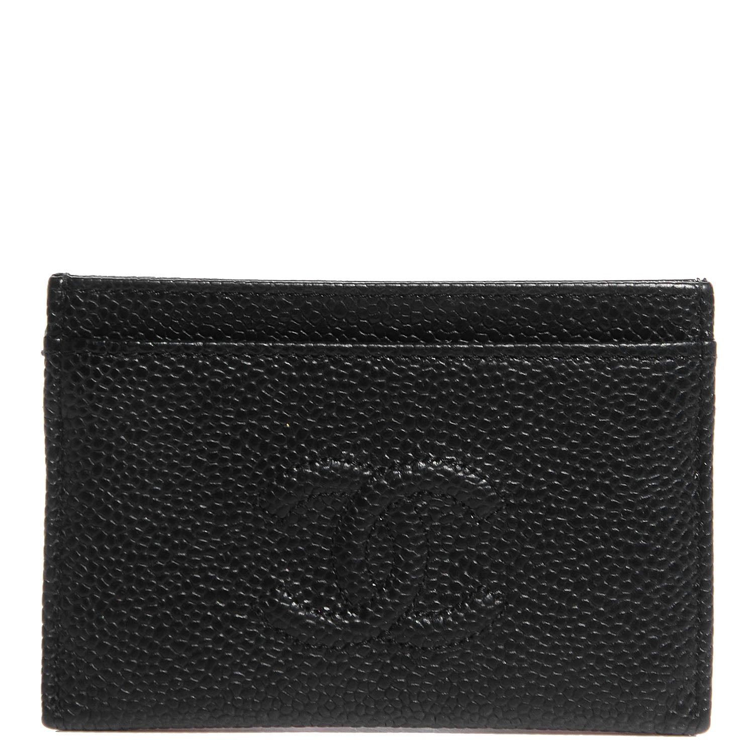 Chanel Caviar Timeless CC Card Holder Black 1 of 7