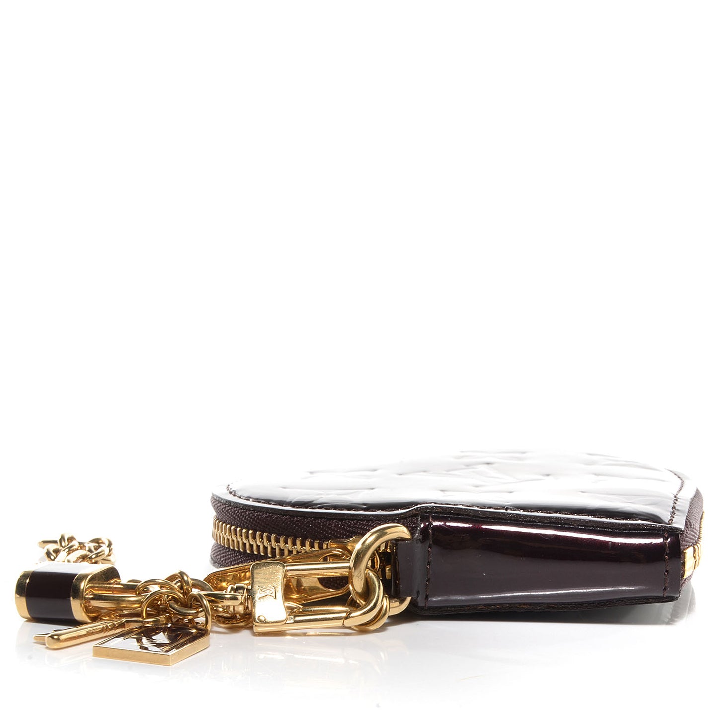 Vernis Coeur Heart Coin Purse Amarante