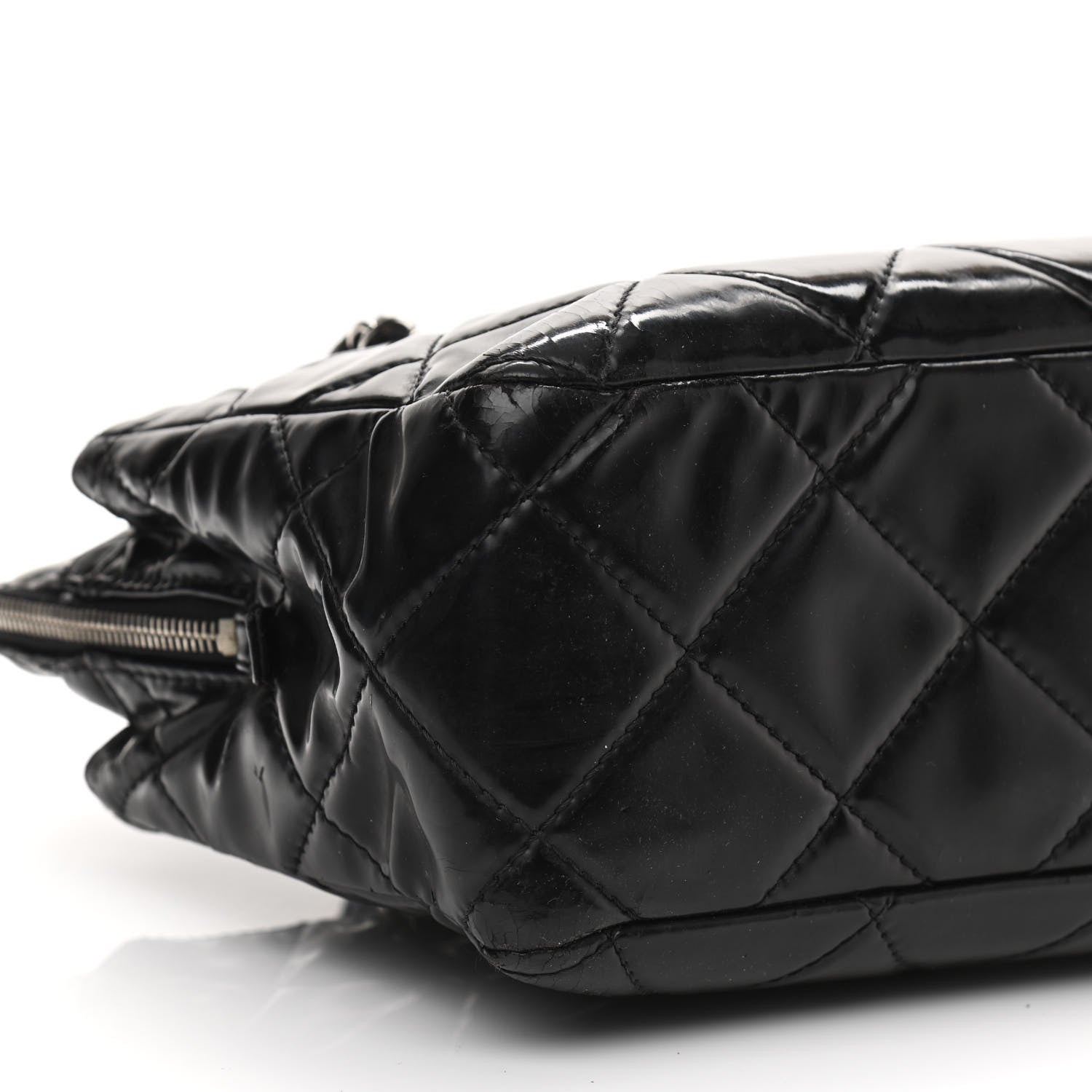 Chanel Vinyl Quilted In The Business Tote Black 9 of 17