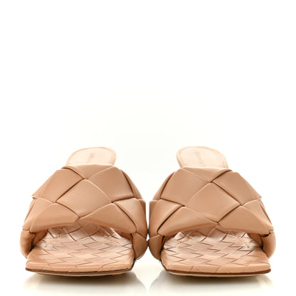 Bottega Veneta Nappa Maxi Intrecciato Lido Mule Sandals 37 Cipria 3 of 9