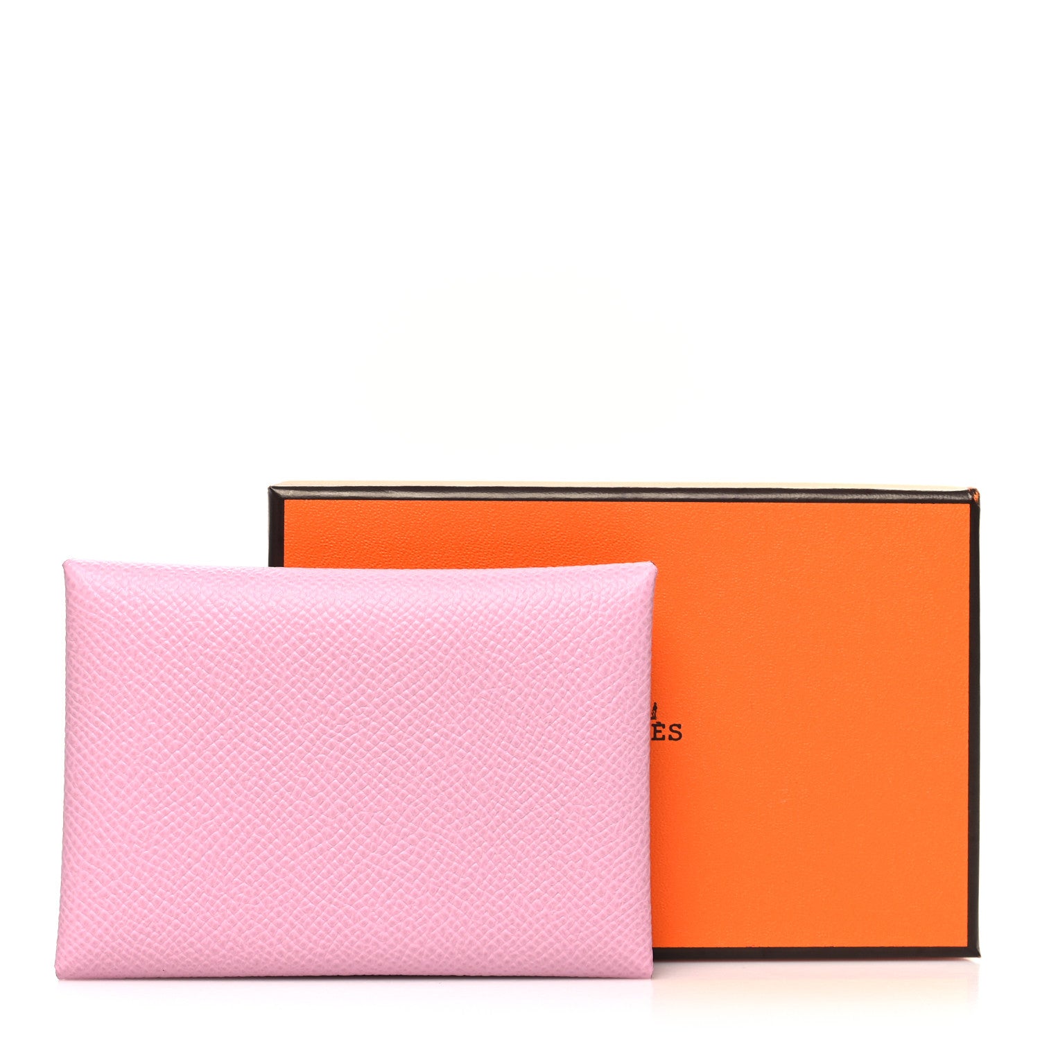 Hermes Epsom Calvi Duo Card Case Mauve Sylvestre 9 of 9