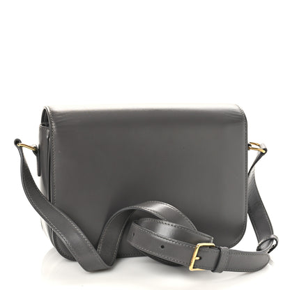 Celine Shiny Calfskin Medium Triomphe Grey 3 of 8