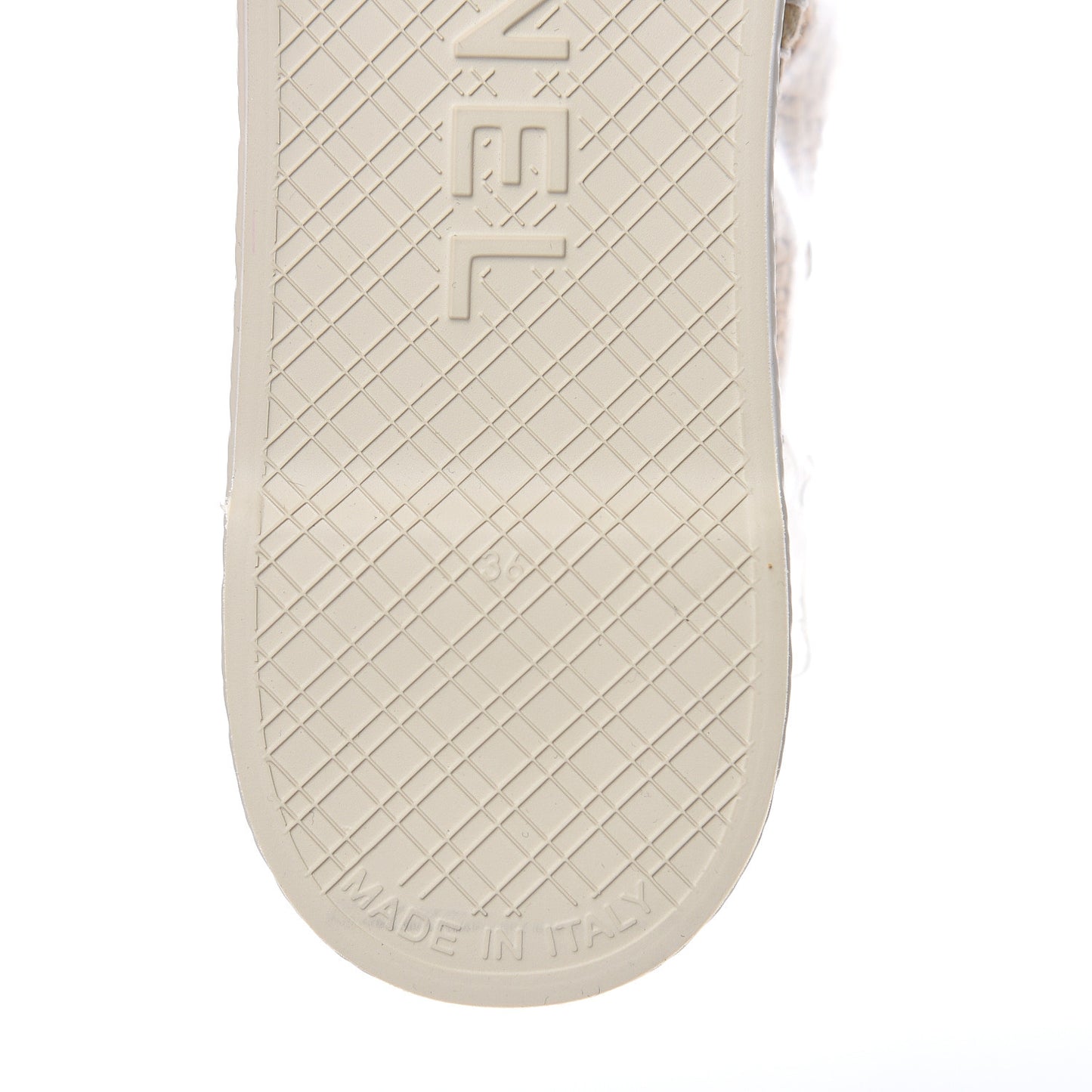 PVC Raffia CC Espadrilles 36 Beige