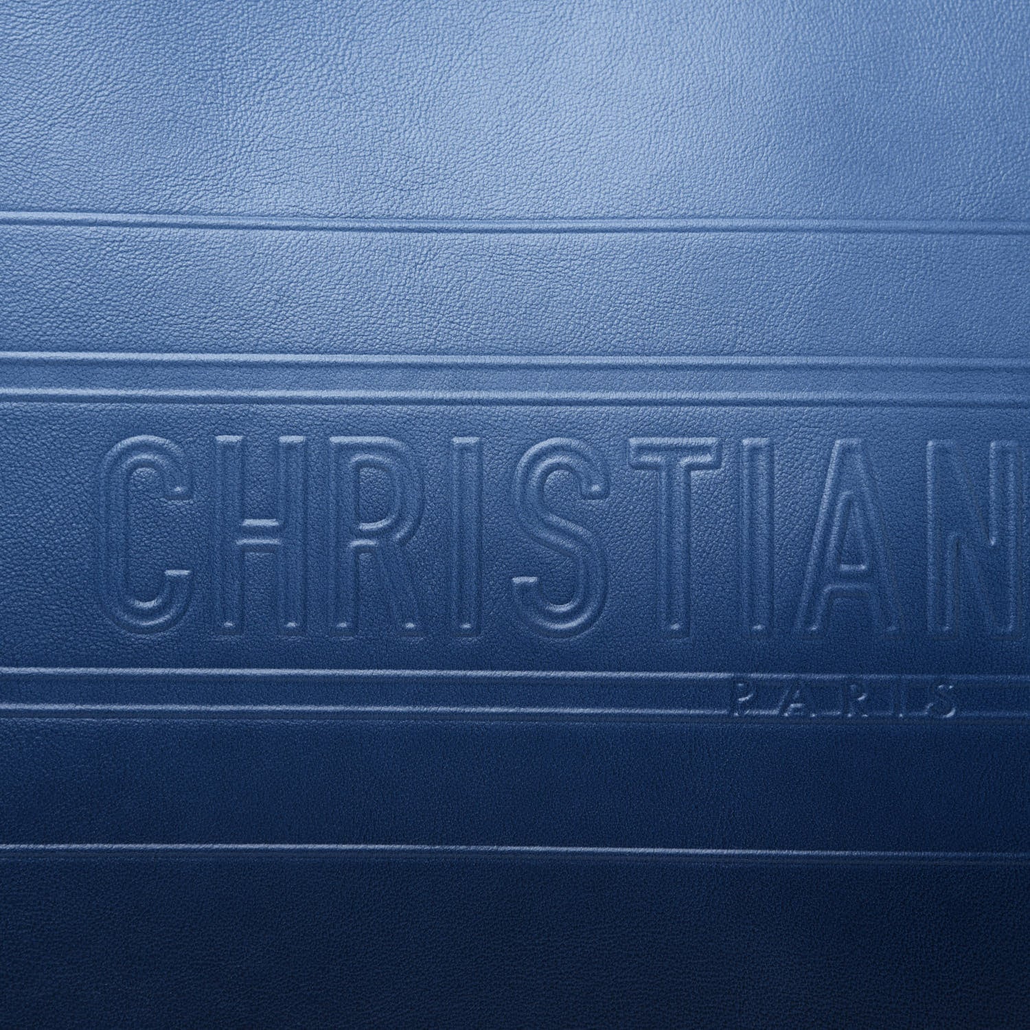 Christian Dior Gradient Smooth Calfskin Embossed Medium Book Tote Indigo Blue 12 of 23