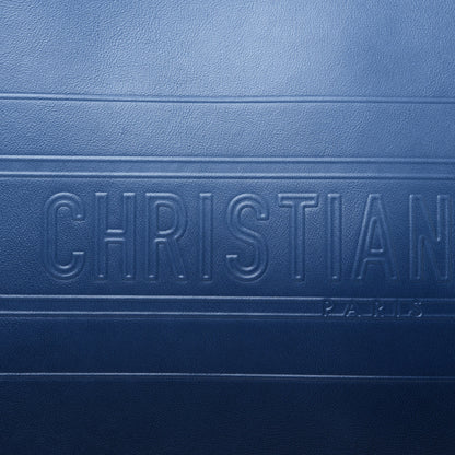 Christian Dior Gradient Smooth Calfskin Embossed Medium Book Tote Indigo Blue 12 of 23