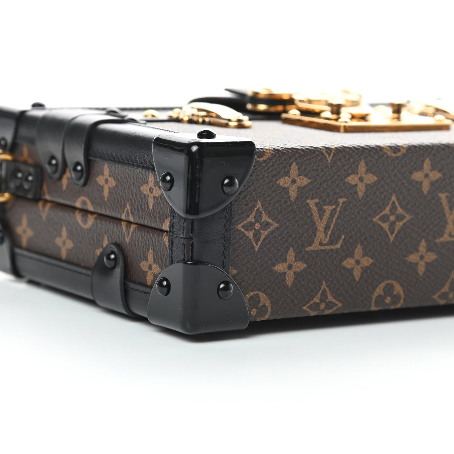 Louis Vuitton Monogram Petite Malle Black 9 of 11