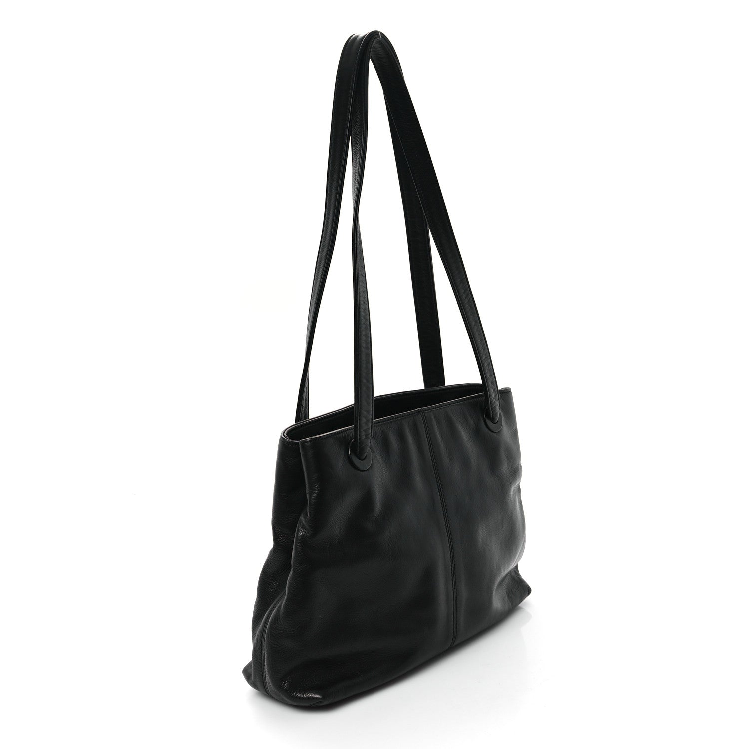 Chanel Lambskin CC Shoulder Bag Black 2 of 12