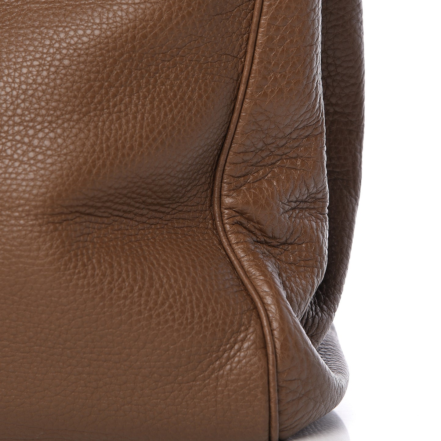 Cellarius Calfskin Large Bamboo Shopper Tote Acero