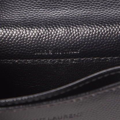 Saint Laurent Grain De Poudre Business Card Case Black 7 of 9