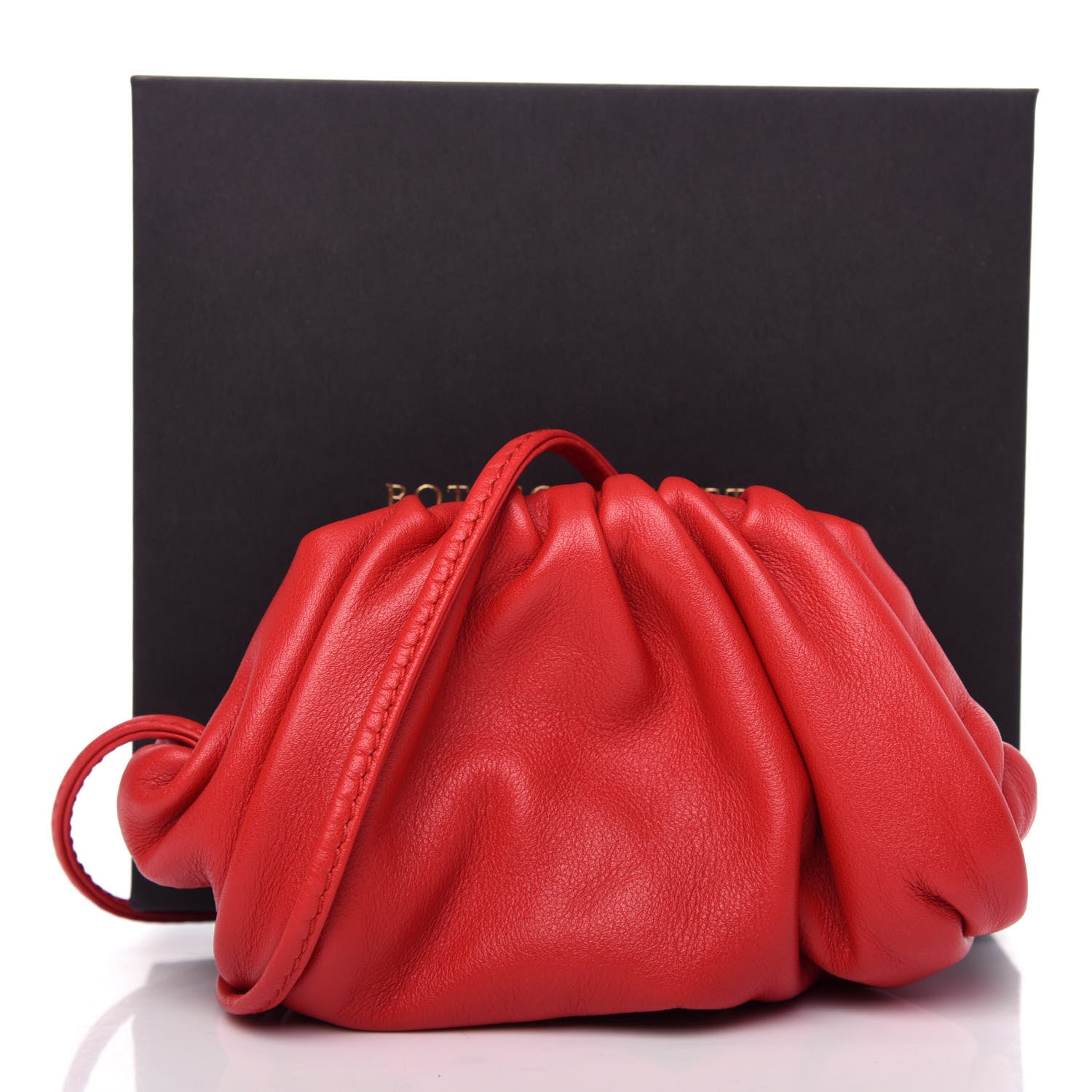 Bottega Veneta Butter Calfskin Coin Purse Red 10 of 10