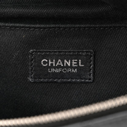 Chanel Grained Calfskin Quilted Waist Belt Bag Black 6 of 11